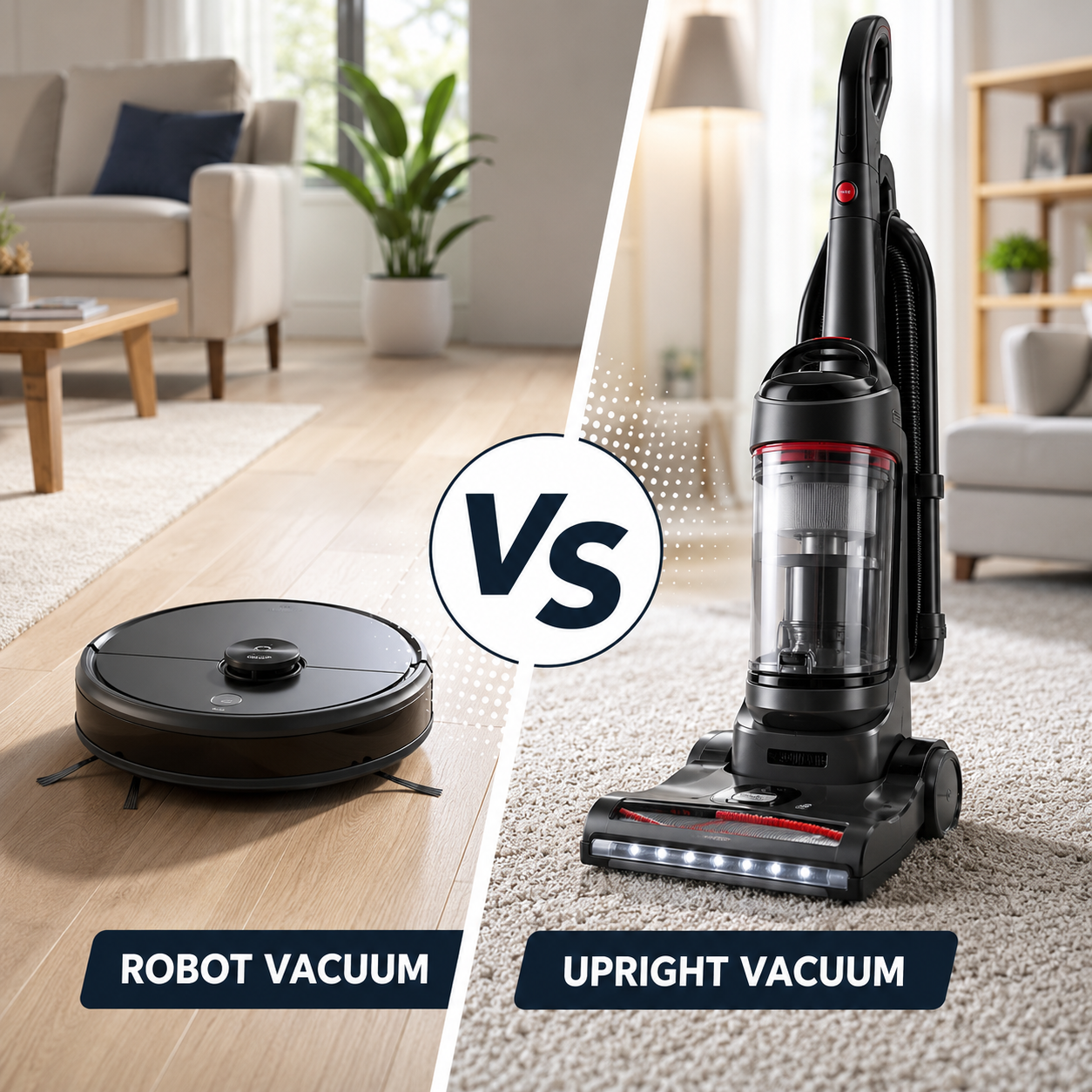 Robot Vacuum or Upright Vacuum Which Cleans Better